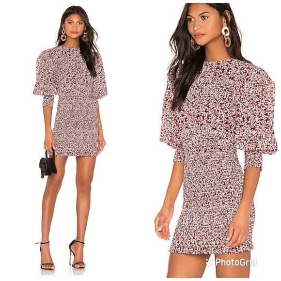 Rebecca‎ Minkoff Tabby Puff Sleeve Dress Size Medium - Picture 1 of 7
